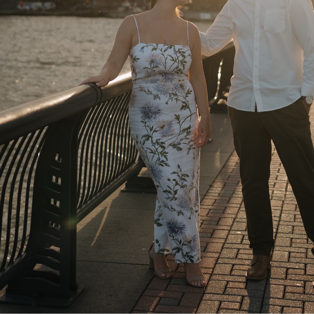 EUC Reformation Frankie Linen Dress - Picture 4 of 5